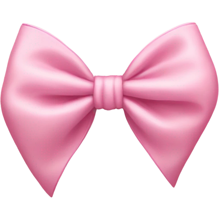 Baby pink bow emoji