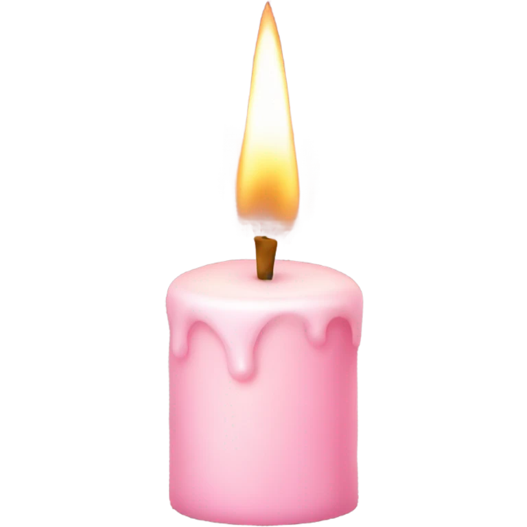 light pink candle emoji