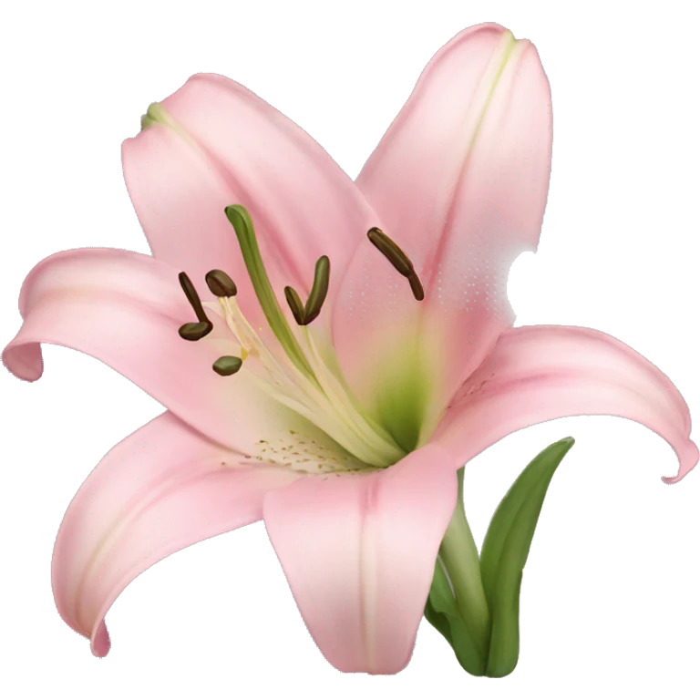 light pink lilium emoji