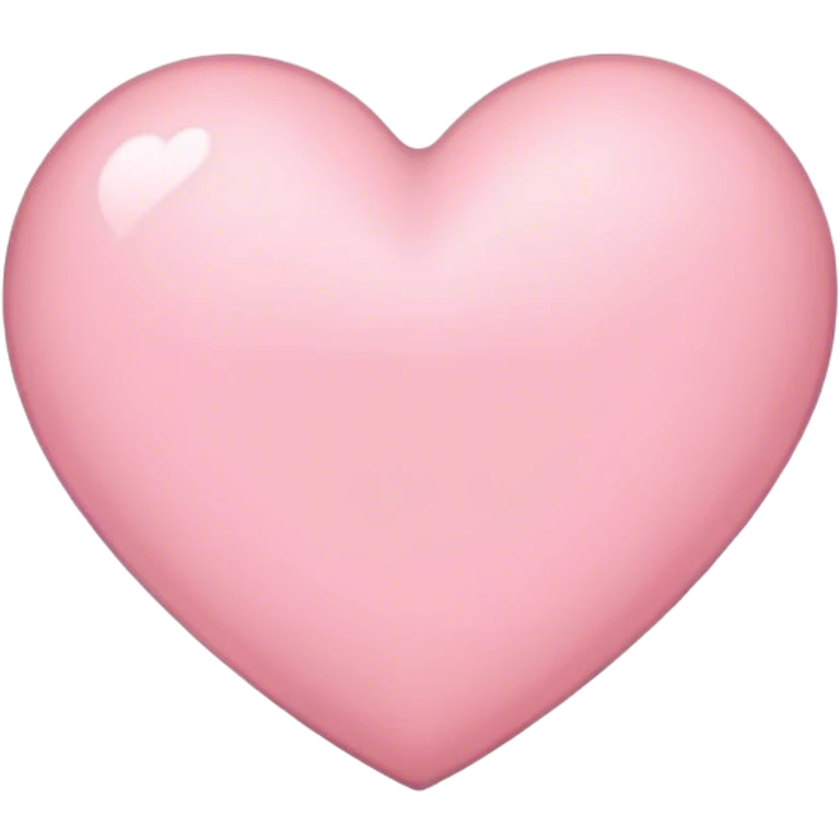 light pink heart emoji