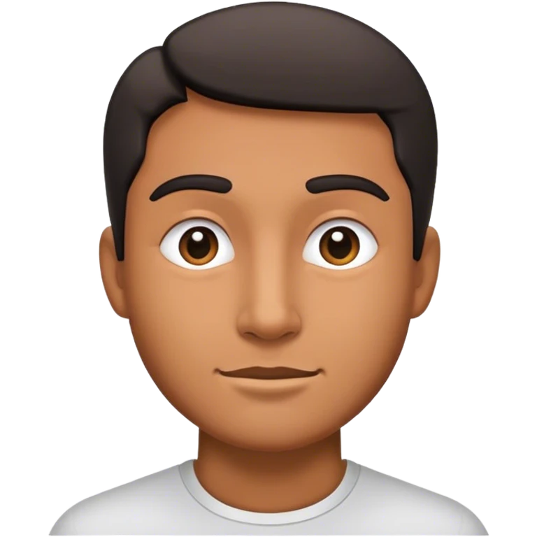 monochrome portrait of a man emoji