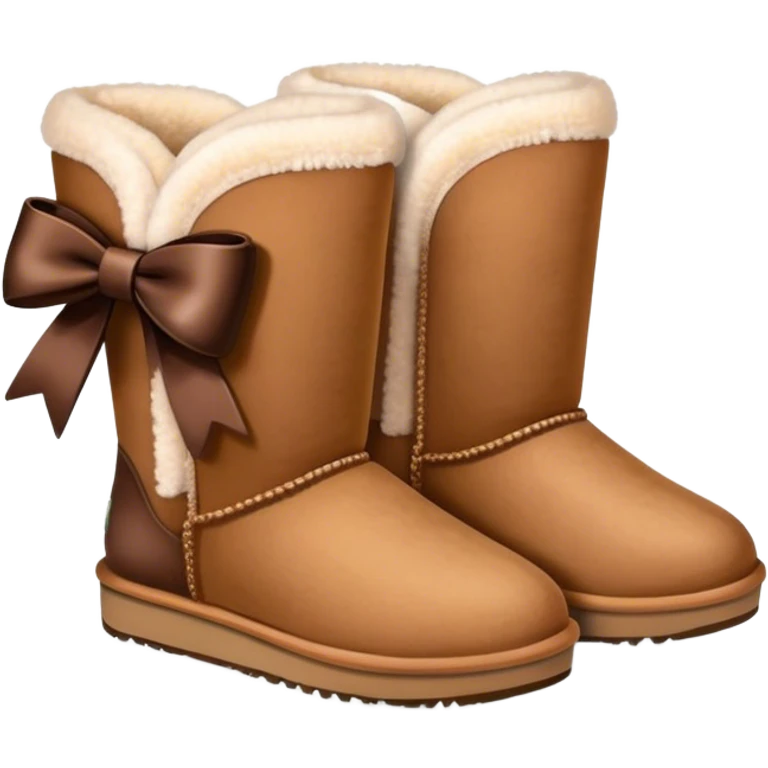 uggs with bow emoji