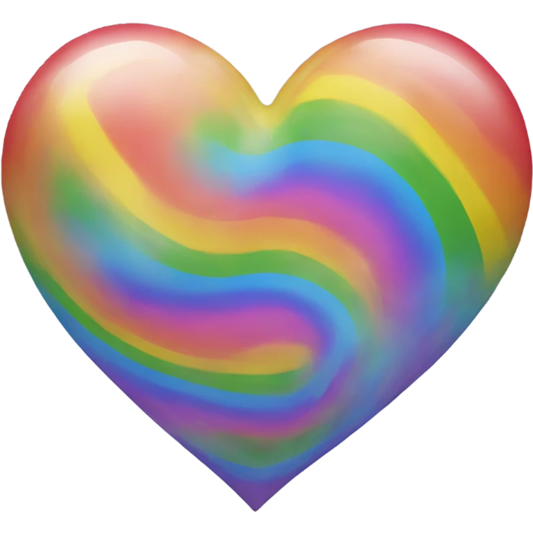 Rainbow heart  emoji