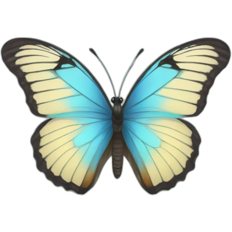  Blue colour butterfly  emoji