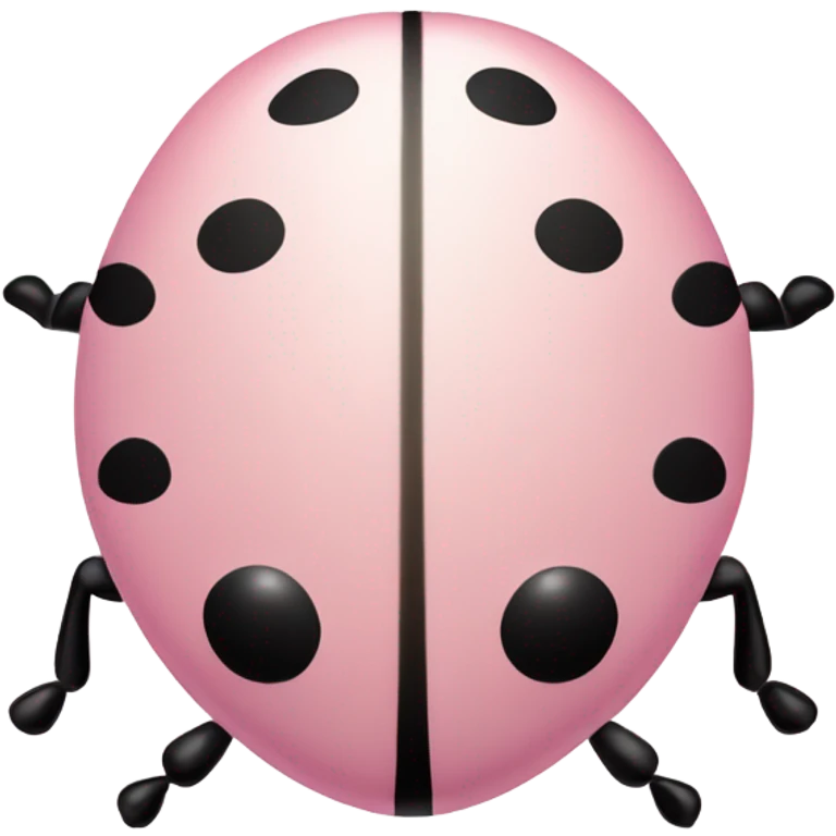 light pink ladybug emoji