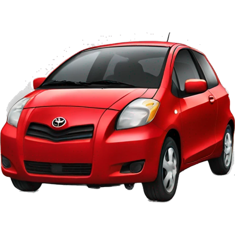 Red 2008 Toyota Yaris  emoji