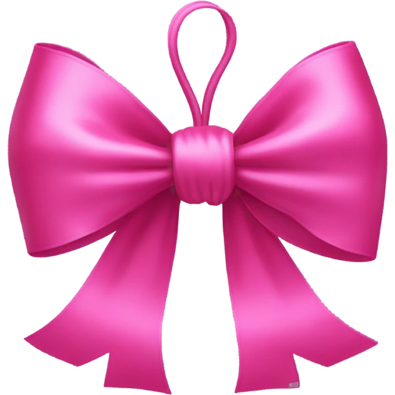 Pink bow emoji