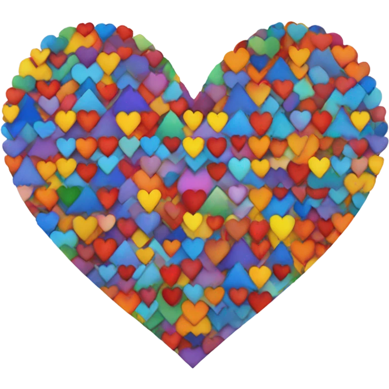 Rainbow heart emoji