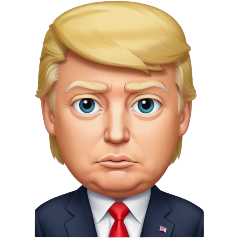photorealistic Donald Trump emoji