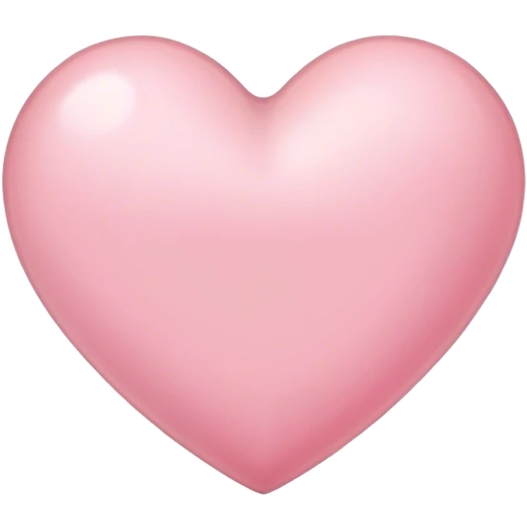 Light pink heart emoji