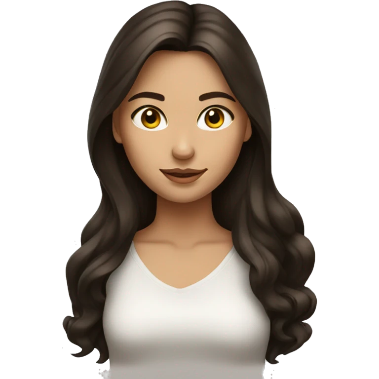Pretty brunette girl emoji