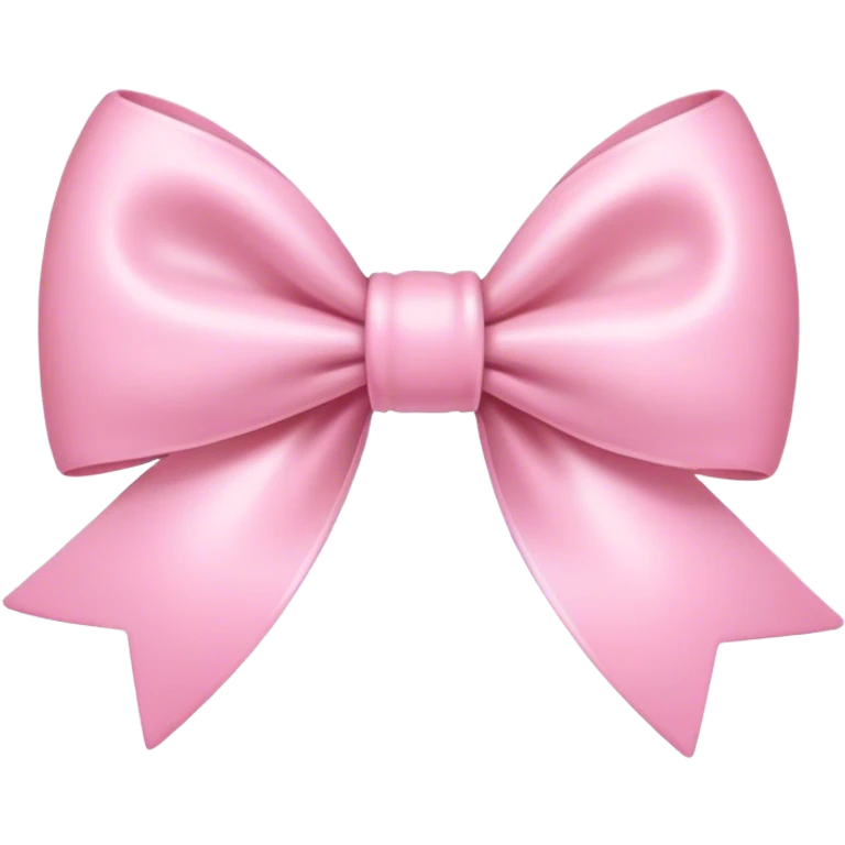 Baby pink bow emoji