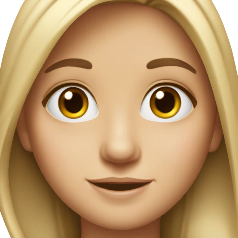 realistic portrait of girl emoji