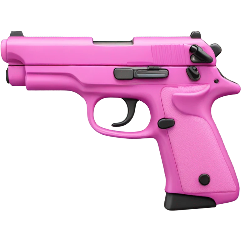 Pink gun emoji
