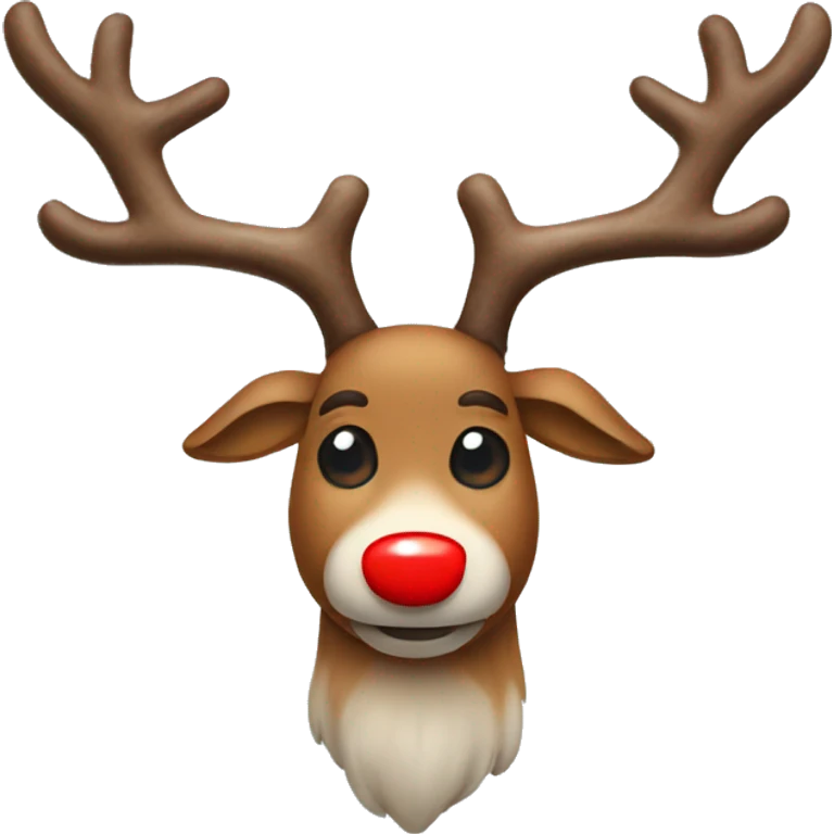 Red Nosed Reindeer emoji