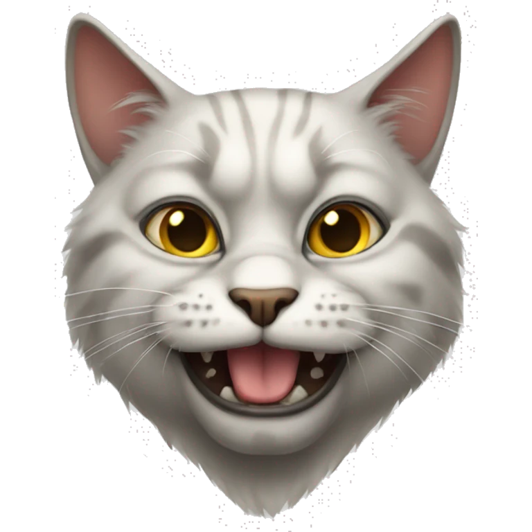 Ugly cat emoji