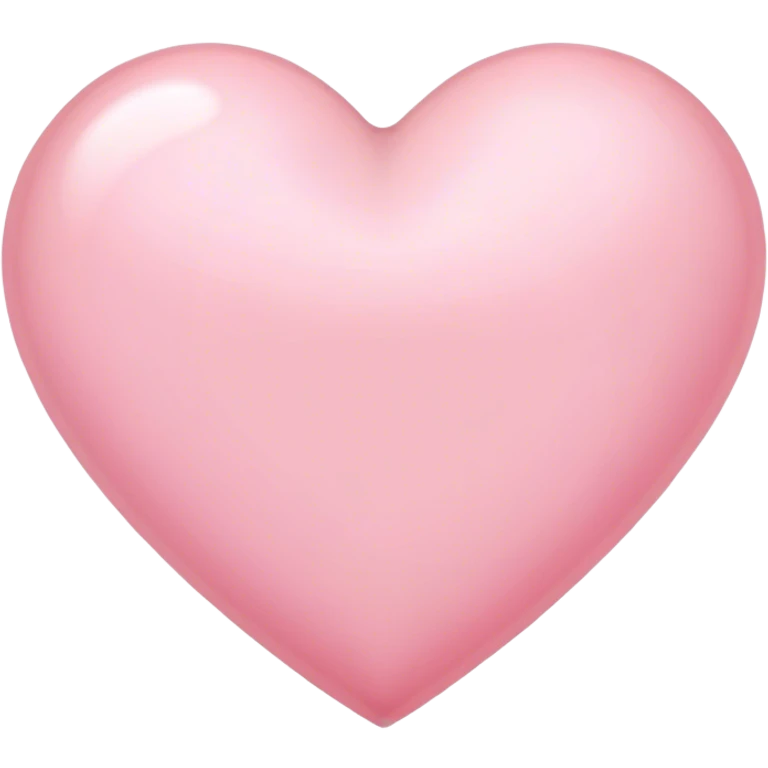 Light pink heart emoji