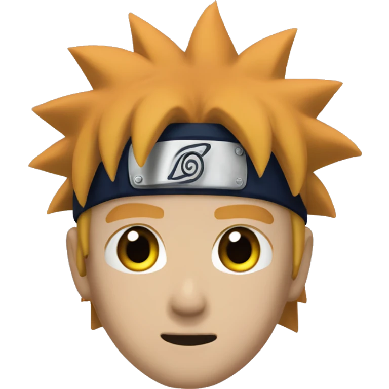 naruto from naruto with curl hair emoji