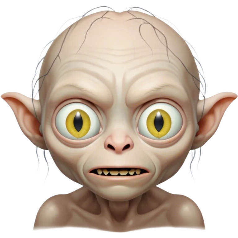 gollum from Lord of the rings emoji