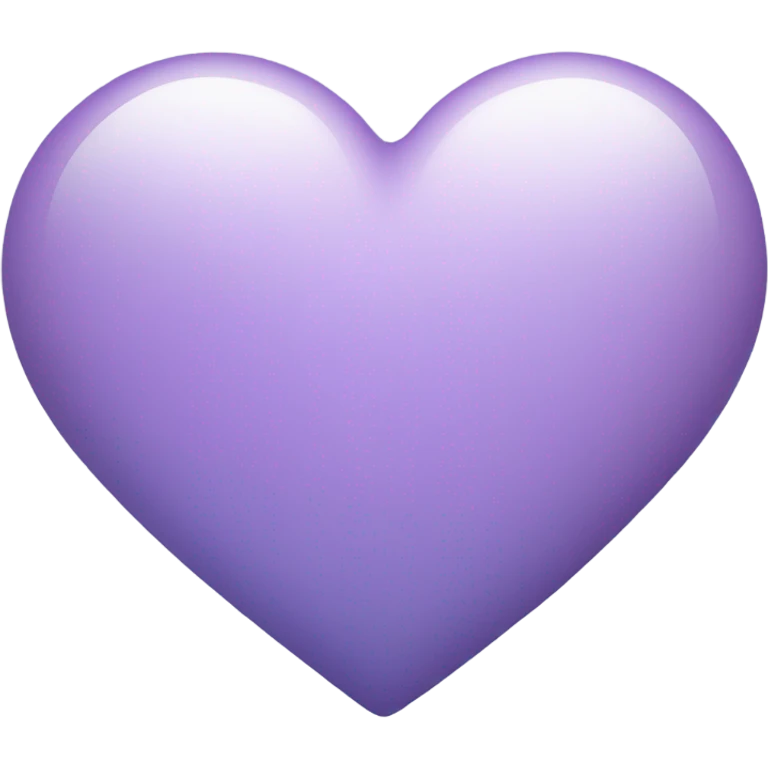 Lilac heart emoji