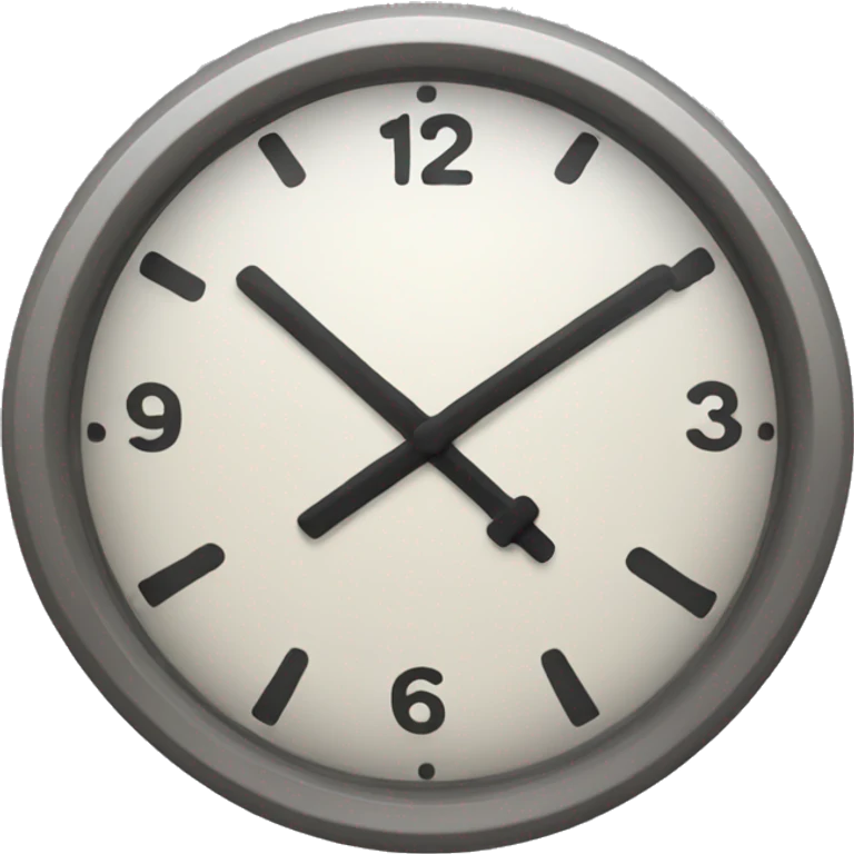 Clock  emoji