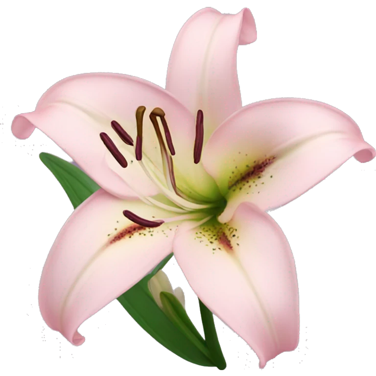light pink lilium emoji