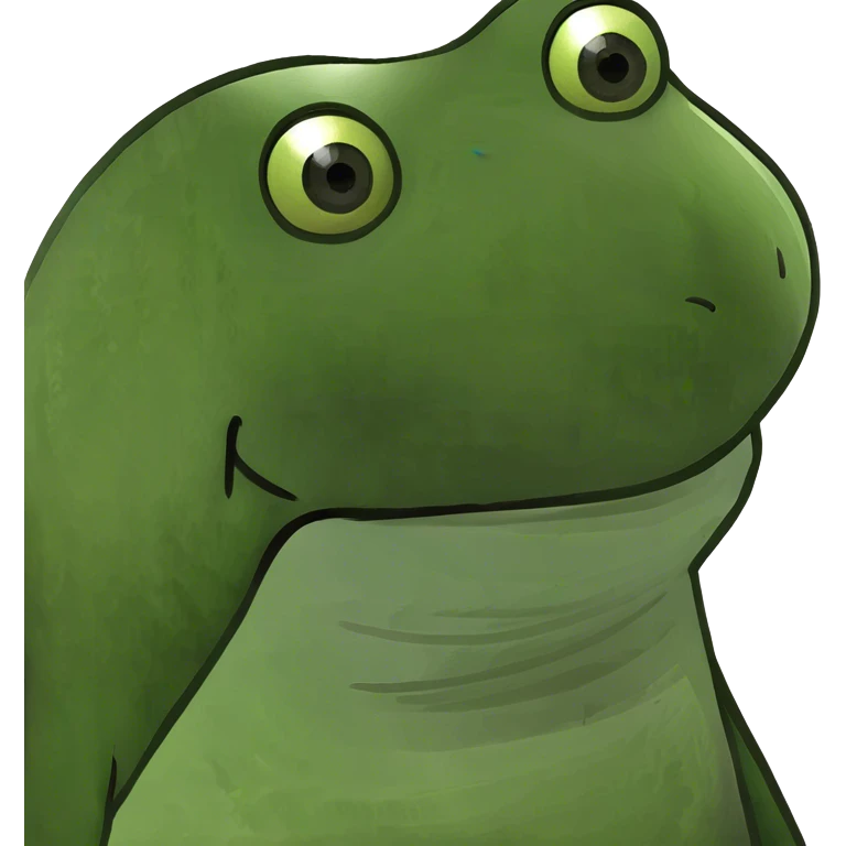 frog smiling emoji