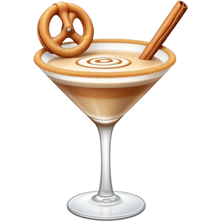 Cinnamon churro martini  emoji