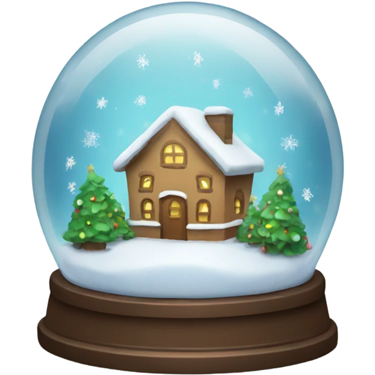 Christmas snowglobe emoji