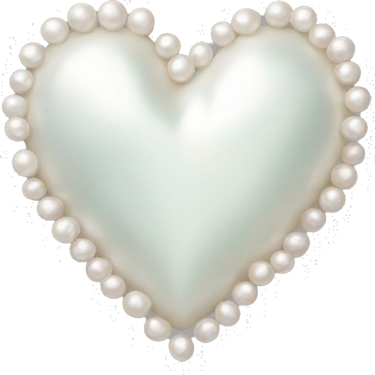 pearl heart emoji