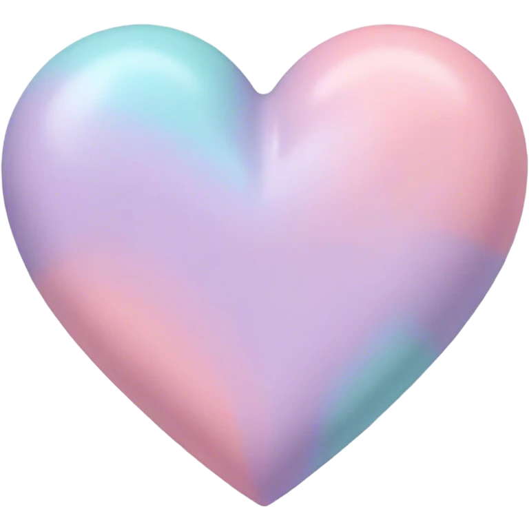 Pastel heart emoji