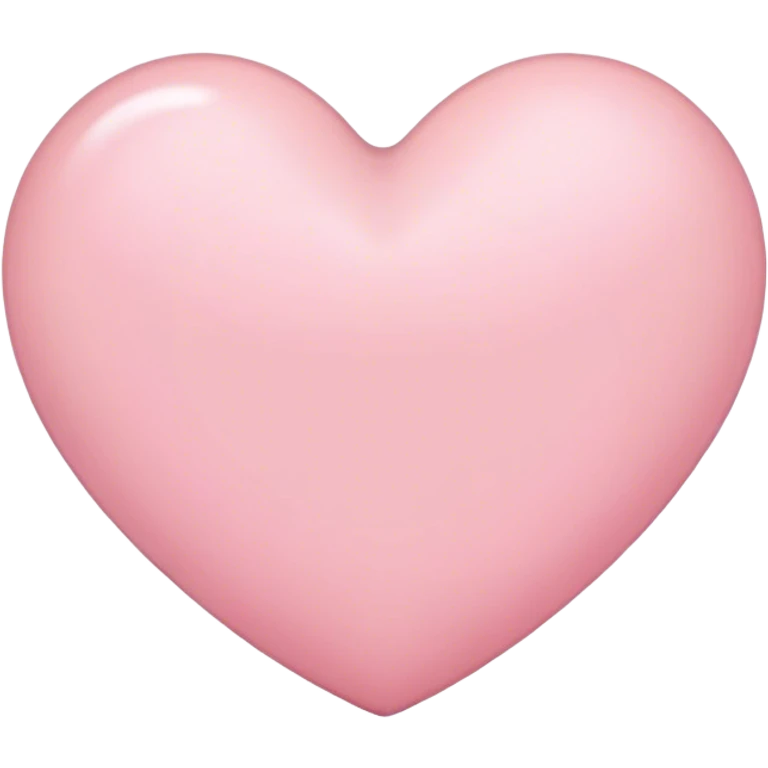 Light pink heart emoji