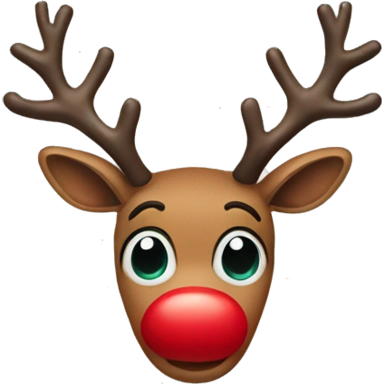 Red Nosed Reindeer emoji