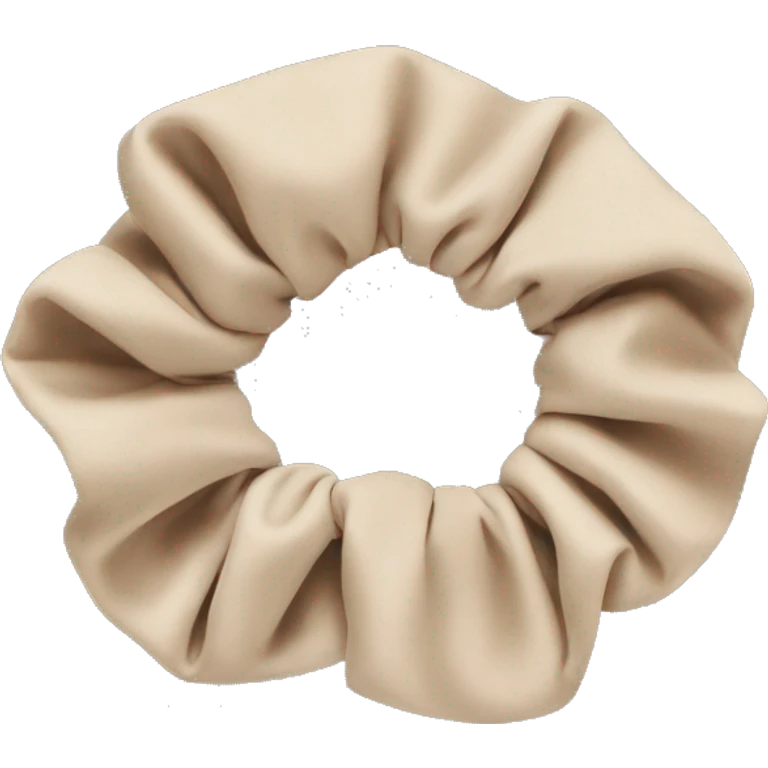 Beige scrunchie  emoji