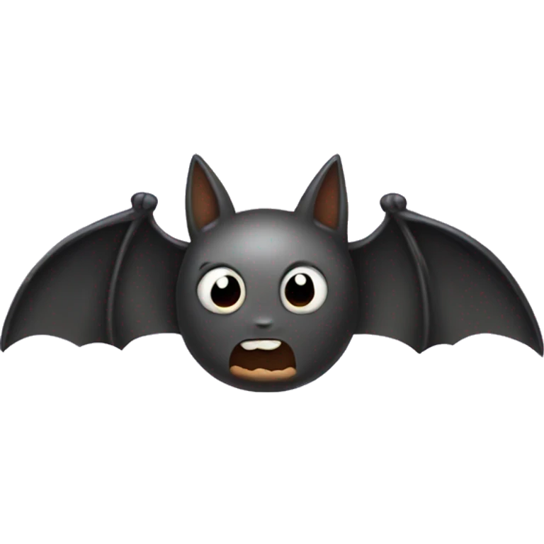 Bat with a bow on its head emoji