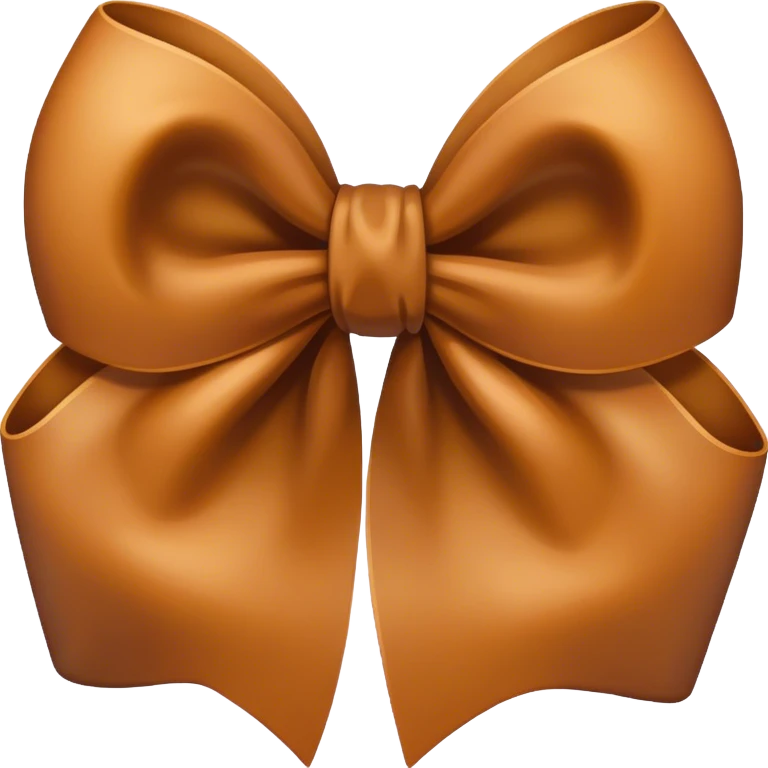 Brown bow emoji