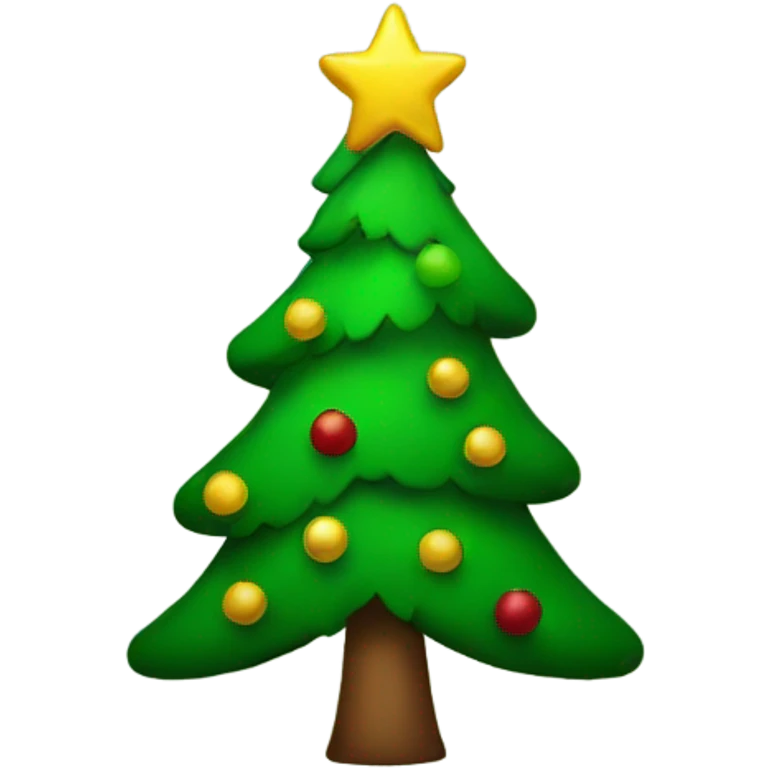 Christmas tree emoji