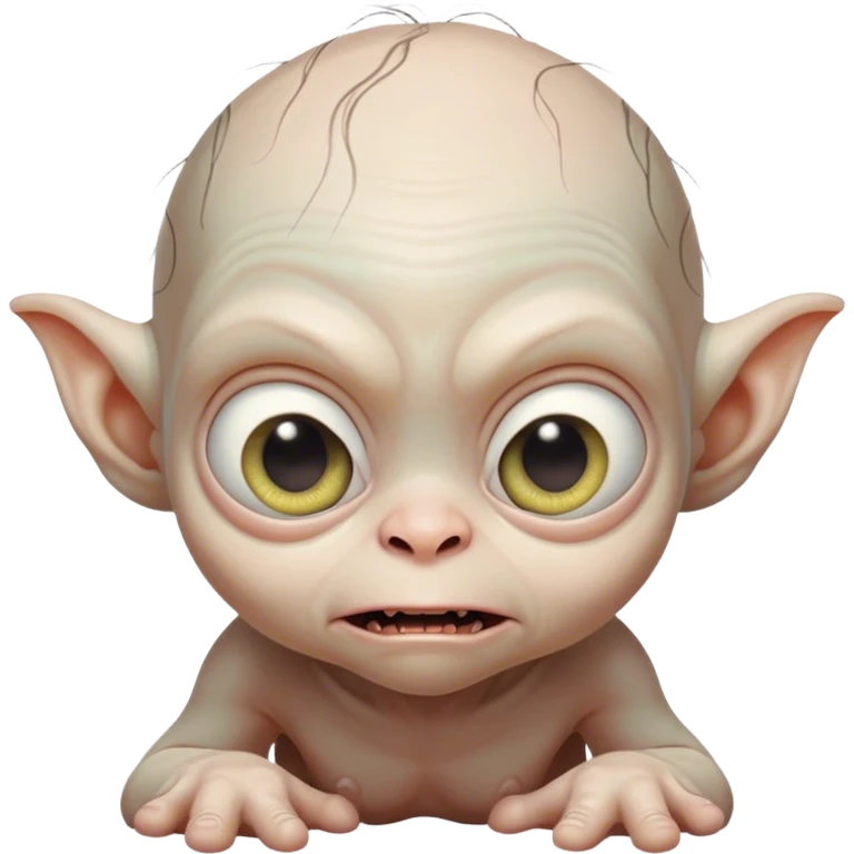 Baby gollum from lord of the rings emoji