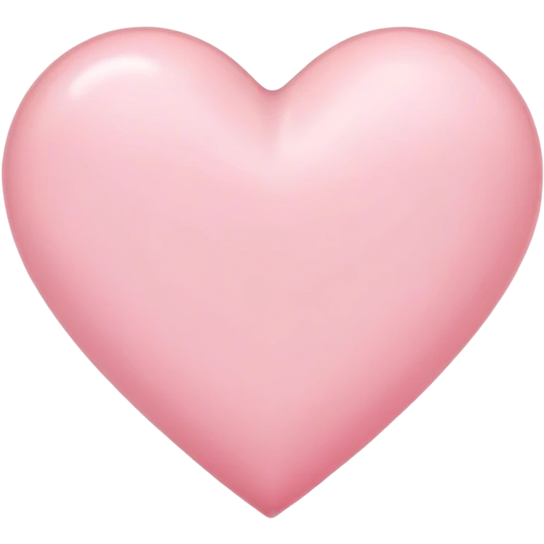 Light pink heart  emoji