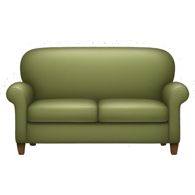 Khaki Green couch emoji