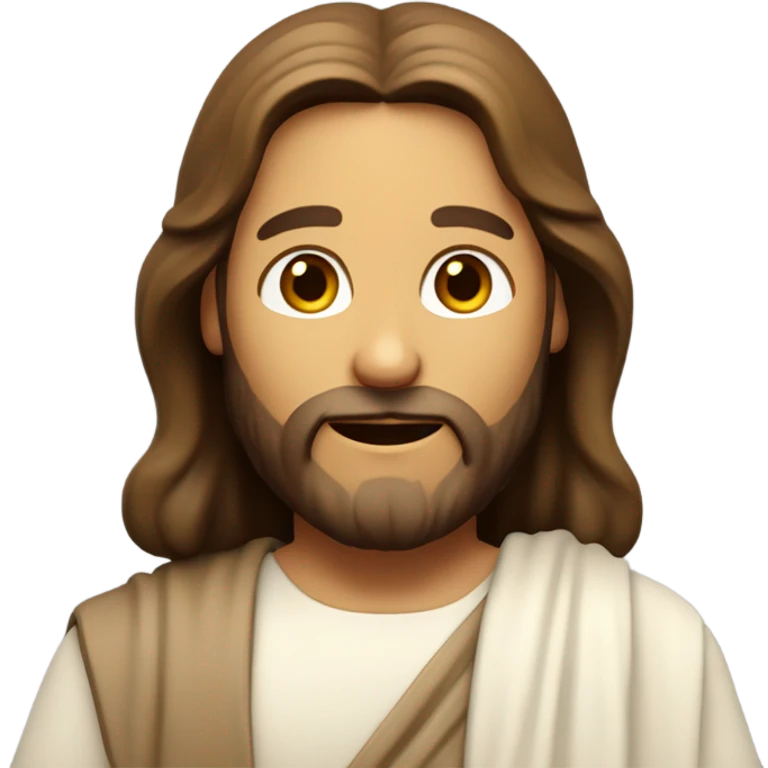 Jesus Christ showing His love emoji