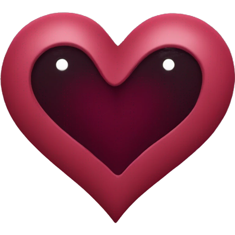 Maroon Heart emoji