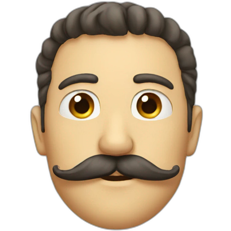 mustache emoji