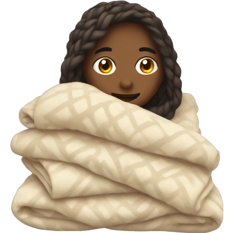 Cozy blanket emoji