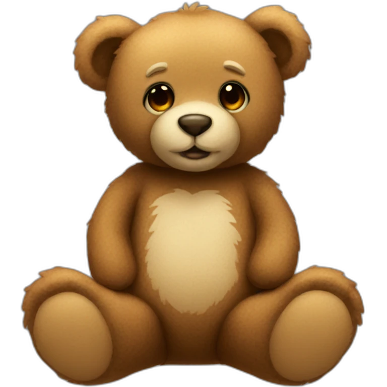 Teddy bear inlove emoji