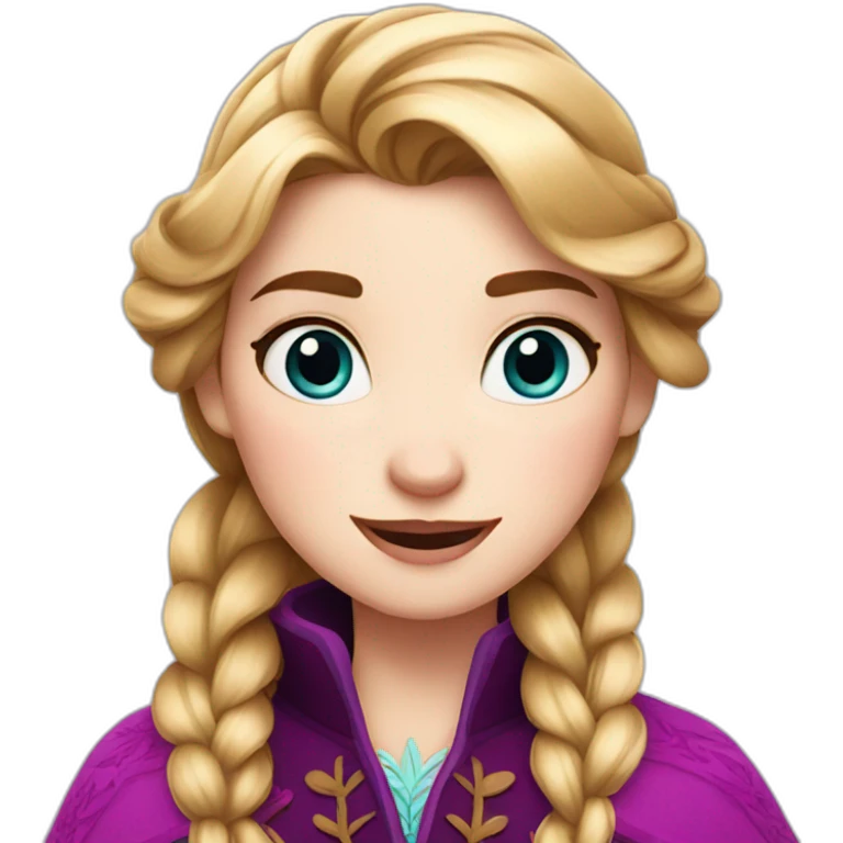 anna from frozen emoji