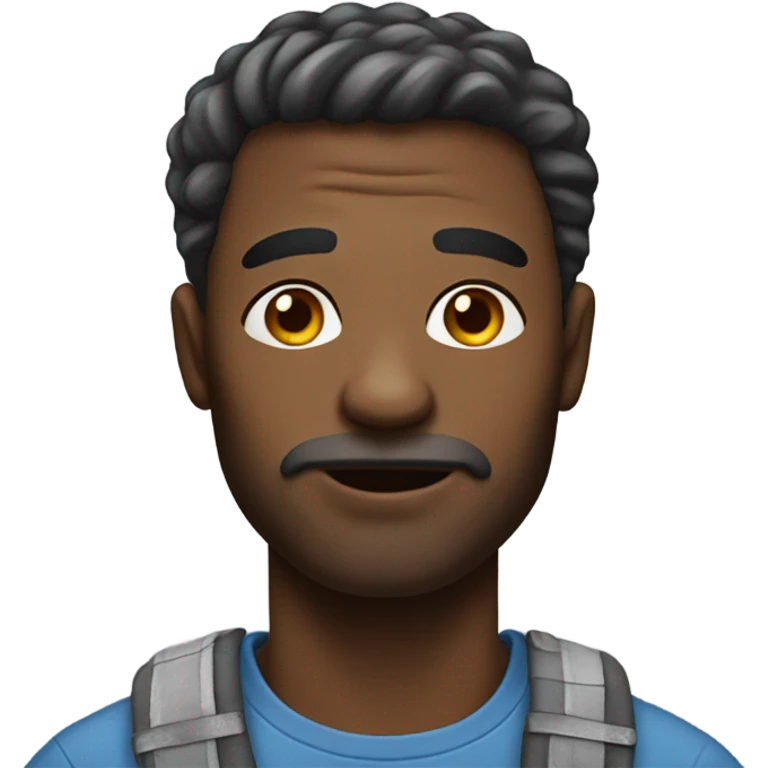 Portrait of a disabled man emoji