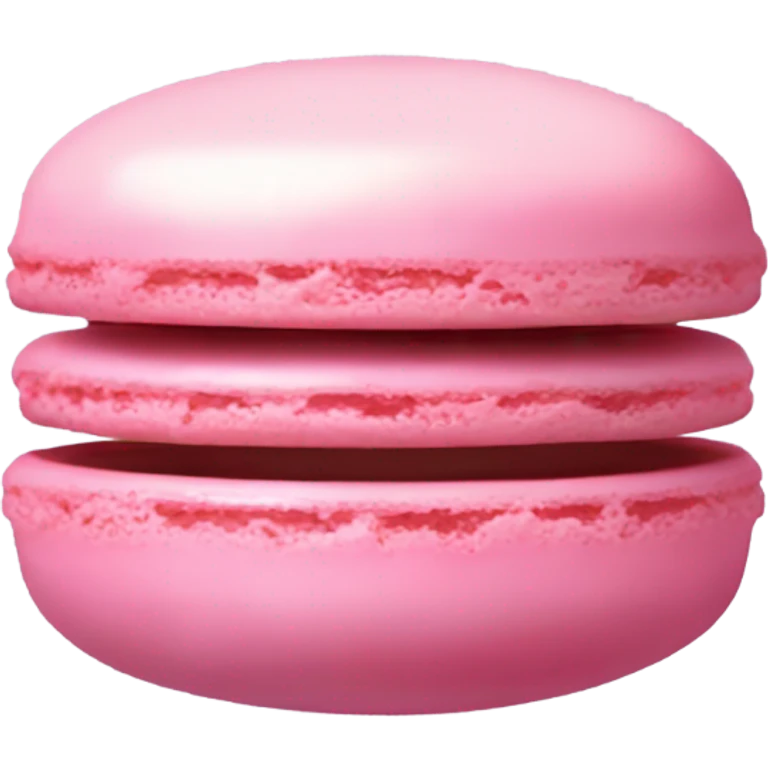 Pink macaron emoji