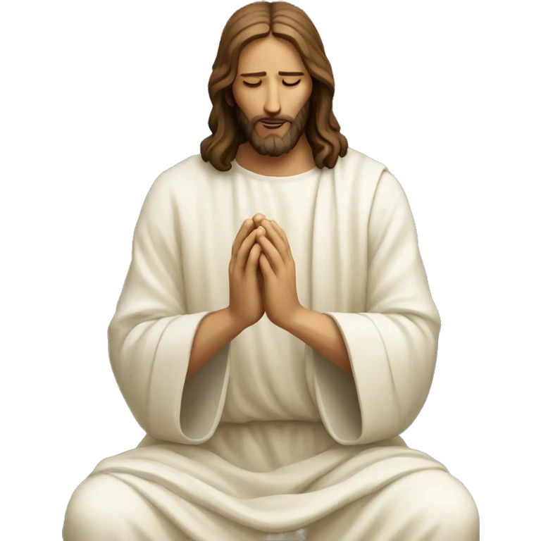 jesus christ pray emoji