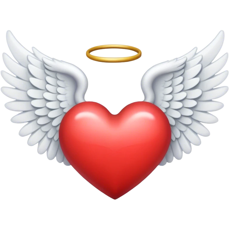 heart with angel wings emoji